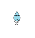 Bean Cucumber Water drop（個別スタンプ：39）