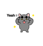 Funny cat will greet（個別スタンプ：5）