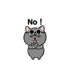 Funny cat will greet（個別スタンプ：8）