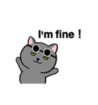 Funny cat will greet（個別スタンプ：10）