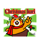 Liu-Lang Bear-Merry Christmas（個別スタンプ：35）