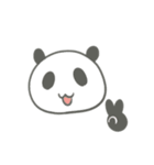 灰色パンダちゃん（個別スタンプ：31）