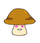 The mushrooms with onion（個別スタンプ：30）