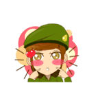 Police/Soldier lady thailand v.Eng/Isan（個別スタンプ：15）