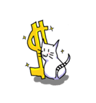 Money Jii ＆ Lucky Cat（個別スタンプ：15）