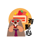 Groundhog Bobo-Office's daily life（個別スタンプ：21）