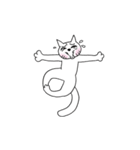 踊る猫文字 平仮名50音（個別スタンプ：15）