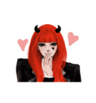 REA (Red devil girl) animation no.2（個別スタンプ：2）