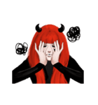 REA (Red devil girl) animation no.2（個別スタンプ：8）