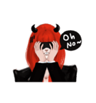 REA (Red devil girl) animation no.2（個別スタンプ：21）