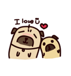 PUG PUG（個別スタンプ：10）