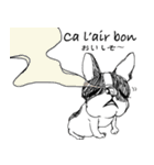 French bulldog Truffle French-speaking（個別スタンプ：21）