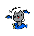 0.5等身ねこ（個別スタンプ：27）