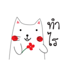 Black and White Meaw cats（個別スタンプ：1）