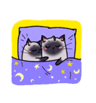 Cute cats in love (N.3) by trikono（個別スタンプ：26）