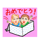 ゆずとかつら（個別スタンプ：2）