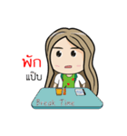 Pharmacist Olive (Makok)（個別スタンプ：34）