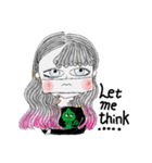 MASK GIRL AND THE CHAMELEON（個別スタンプ：5）