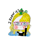 MASK GIRL AND THE CHAMELEON（個別スタンプ：40）