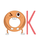 Hello everyone I am Donuts（個別スタンプ：6）