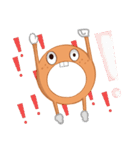 Hello everyone I am Donuts（個別スタンプ：17）