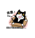 Bibi cat have a runny nose. One（個別スタンプ：24）