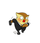 Mr. Owricky, the business owl（個別スタンプ：34）