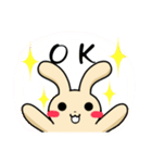 Beige Rabbit（個別スタンプ：2）