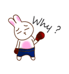 Bunny Boxing（個別スタンプ：34）