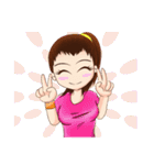 Let's play Badminton (TH)（個別スタンプ：3）