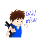 Let's play Badminton (TH)（個別スタンプ：18）