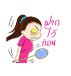 Let's play Badminton (TH)（個別スタンプ：27）