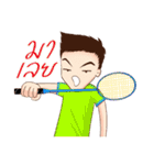 Let's play Badminton (TH)（個別スタンプ：28）