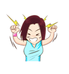 Let's play Badminton (TH)（個別スタンプ：36）
