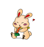 BOSS Rabbit with Bunnies（個別スタンプ：4）