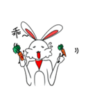 BOSS Rabbit with Bunnies（個別スタンプ：25）