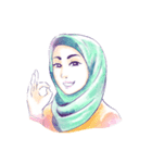 Jaman Hijab（個別スタンプ：4）