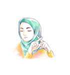 Jaman Hijab（個別スタンプ：5）