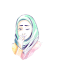 Jaman Hijab（個別スタンプ：22）