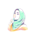 Jaman Hijab（個別スタンプ：25）