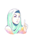 Jaman Hijab（個別スタンプ：29）