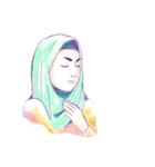 Jaman Hijab（個別スタンプ：35）