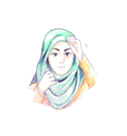 Jaman Hijab（個別スタンプ：36）