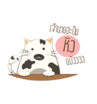 Naughty boss and mess cat（個別スタンプ：3）