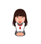 つっけんどんな女子（個別スタンプ：12）