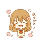 ほのぼの一花ちゃんスタンプ。（個別スタンプ：1）