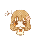 ほのぼの一花ちゃんスタンプ。（個別スタンプ：2）