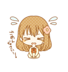 ほのぼの一花ちゃんスタンプ。（個別スタンプ：3）
