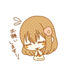 ほのぼの一花ちゃんスタンプ。（個別スタンプ：8）