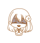ほのぼの一花ちゃんスタンプ。（個別スタンプ：36）